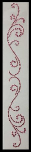 Finesse Swirls - Red Rhinestones